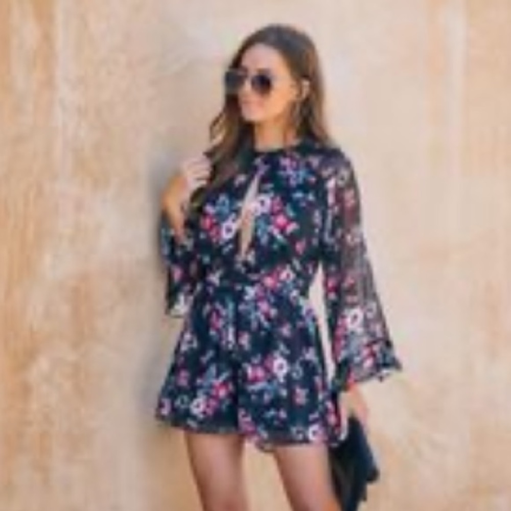 Romper with a classy cut out